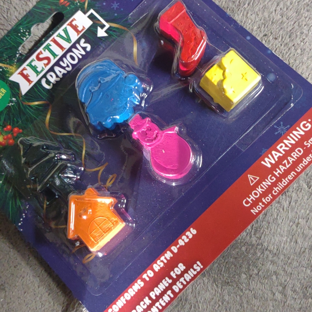 Christmas shaped Crayons